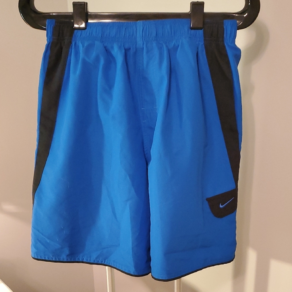 Nike Blue and Black Athletic Shorts Lightweight Performance Wear